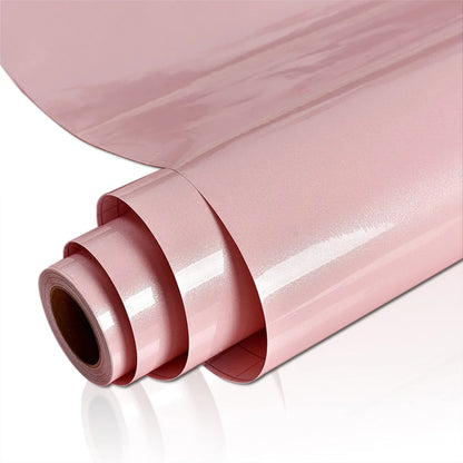 Rolle Möbelfolie in Rosa, glänzend