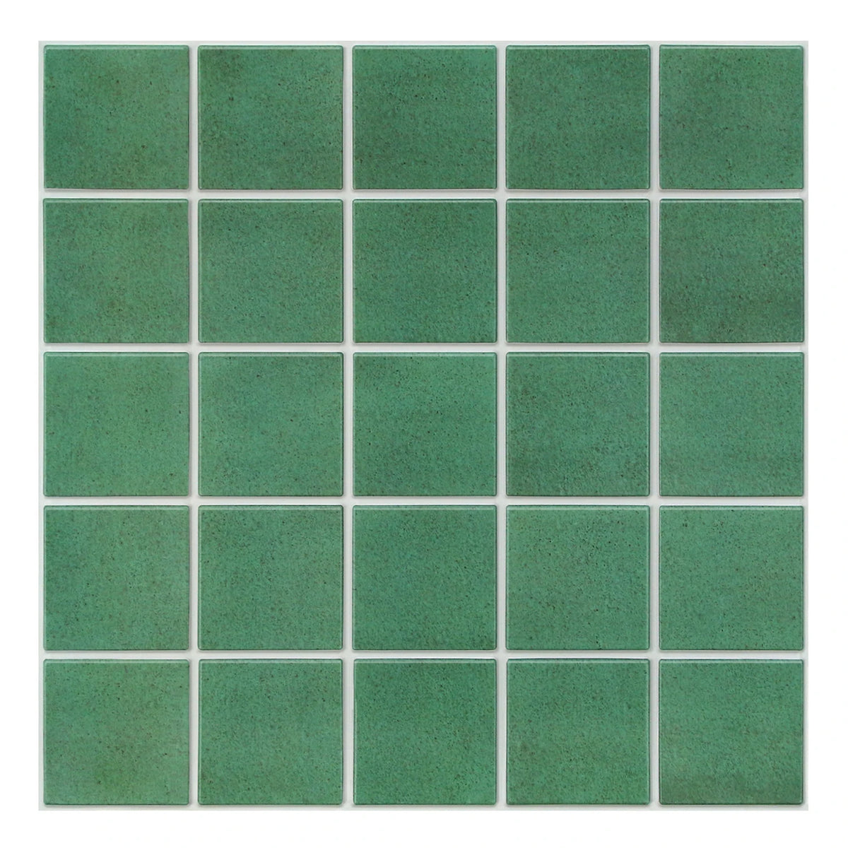 Green square wall panel sheet on a white background