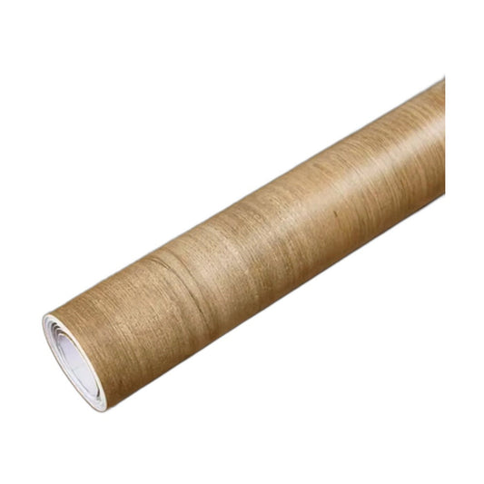 Roll of light golden wood effect self-adhesive vinyl